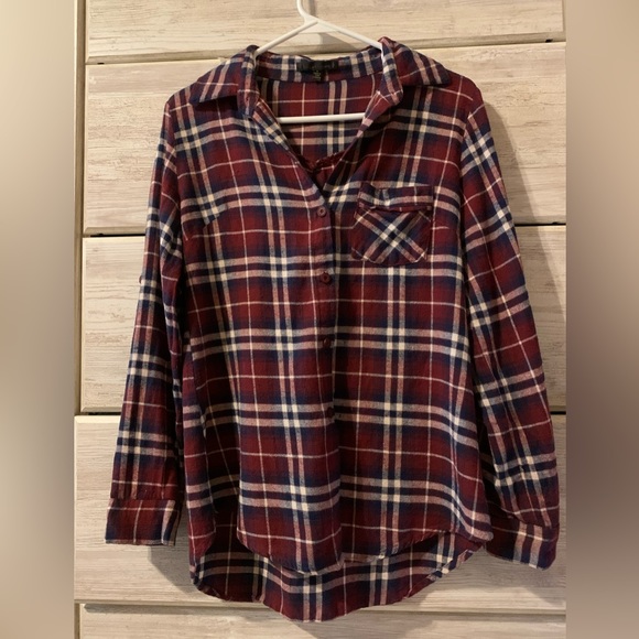 Lucca Couture Flannel Button Down - Picture 2 of 4